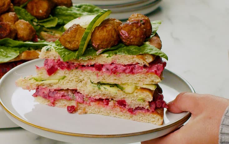 Smörgåstårta med köttbullar - Recept | Pågen